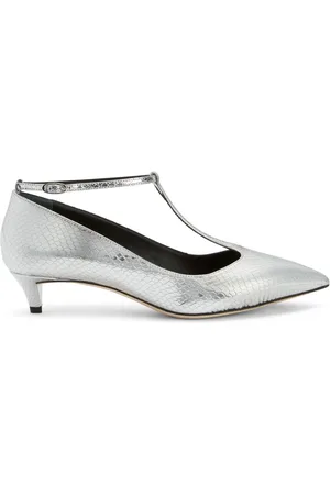 Giuseppe Zanotti Olivia 35mm metallic-effect leather pumps