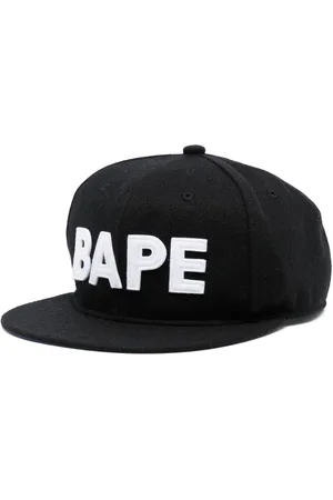 A Bathing Ape Logo-appliqué flat-peak cap