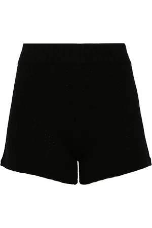 Alanui Cashmere-blend knitted shorts