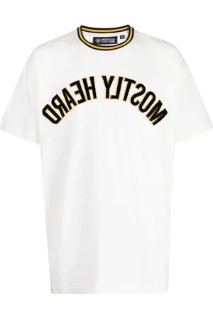 MOSTLY HEARD RARELY SEEN Reflected logo-appliqué T-shirt