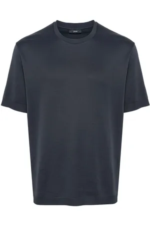 HERNO Logo-plaque knitted T-shirt