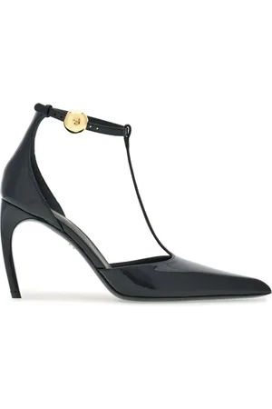 Salvatore Ferragamo T-strap 85mm patent leather pumps