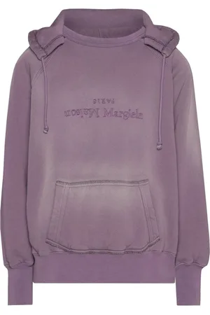 Maison Margiela Reverse-logo cotton hoodie