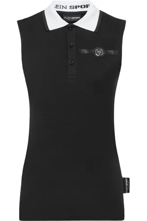 Philipp Plein Sleeveless polo top