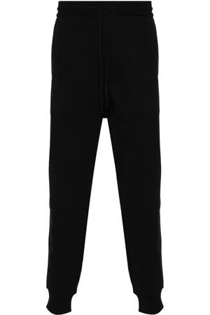 Y-3 Logo-printed jersey trousers