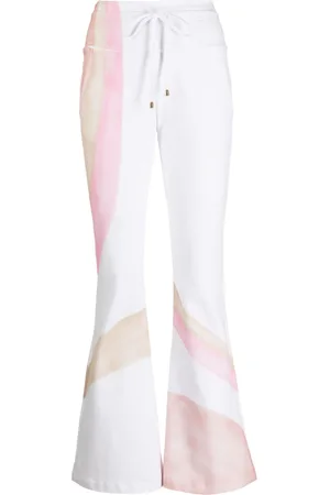 Madison.Maison X Designing Hollywood Hand-painted cotton track trousers