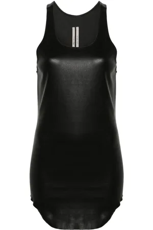 Rick Owens Sleeveless leather tank top
