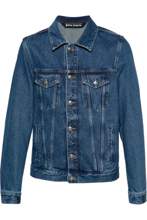 Palm Angels Embossed-monogram denim jacket