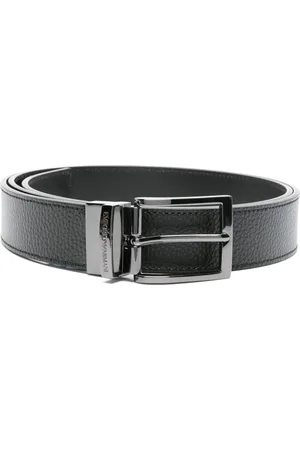 Emporio Armani Grained leather belt