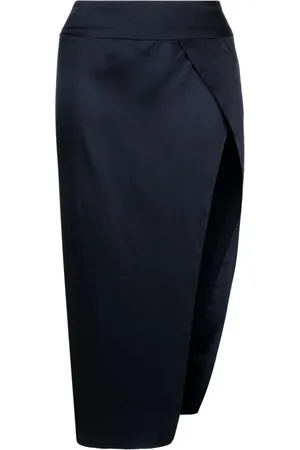 Michelle Mason Silk wrap skirt