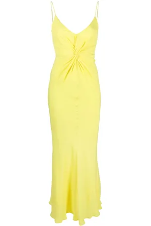 Msgm Knot-detailed long-length dress