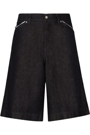 Dolce & Gabbana Logo-plaque denim bermuda shorts