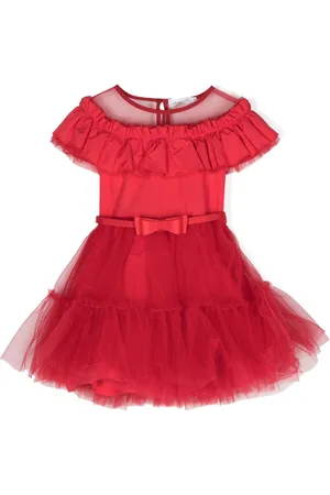 MONNALISA Belted layered dress
