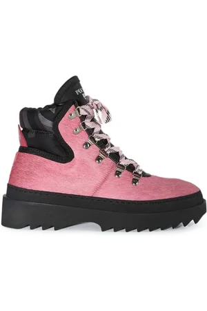 Puccini Panelled fur ankle boots