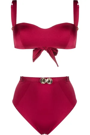 Noire Swimwear Seashell bandeau bikini set