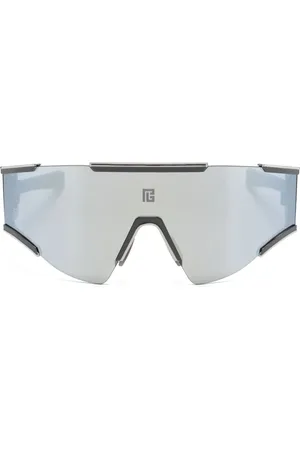 Balmain Fletche shield-frame sunglasses
