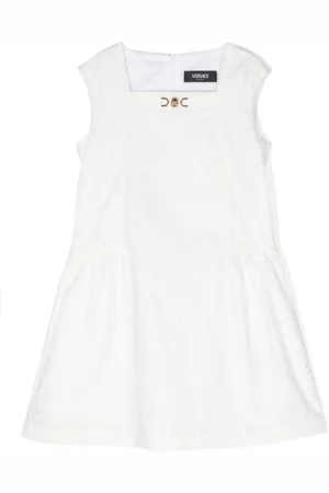 VERSACE Barocco-print cut-out detailed dress
