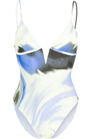 Simkhai Maelle abstract-print swimsuit