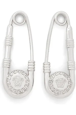 VERSACE Safety Pin drop earrings
