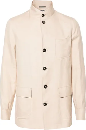 Ermenegildo Zegna Linen-blend shirt jacket