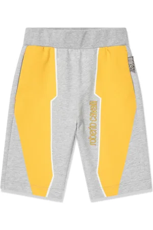 Roberto Cavalli Colour-block track shorts