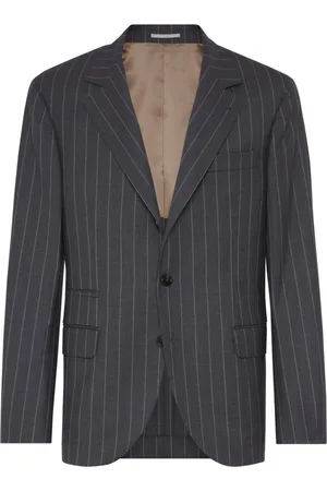 Brunello Cucinelli Chalk-Stripe wool blazer