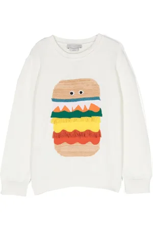 Stella McCartney Veggie Burger intarsia-knit jumper