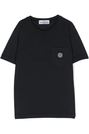 Stone Island Compass-patch cotton T-shirt