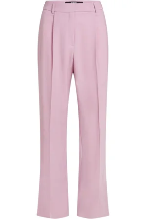 Karl Lagerfeld Wool-blend straight-leg trousers