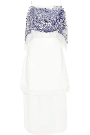 Proenza Schouler Zaha layered midi dress