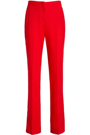 Another Tomorrow Slim-cut tailored trousers