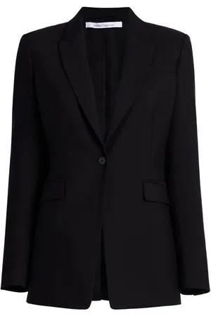 Another Tomorrow Single-breasted merino wool blazer