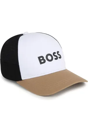 HUGO BOSS Logo-print panelled cotton cap