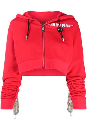 Philipp Plein Crystal-fringe hoodie