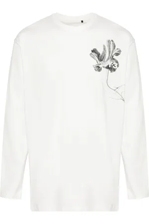Y-3 GFX floral-print cotton T-shirt