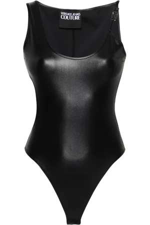 VERSACE Logo-lettering bodysuit