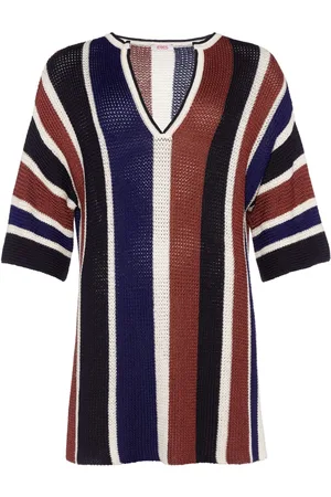 ERES Diego striped knitted minidress