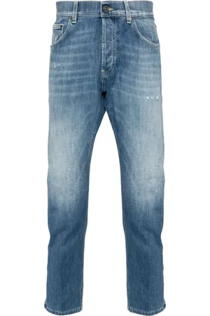 Dondup Dian logo-plaque distressed jeans