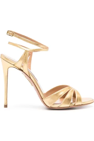 Aquazzura Siren 105mm leather sandals