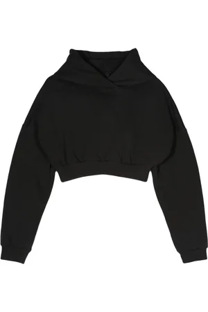 Entire Studios Organic-cotton cropped hoodie