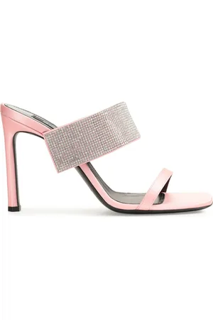 Sergio Rossi Sr Paris 95mm rhinestone-embellished leather sandals