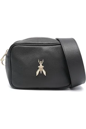 Patrizia Pepe Logo-plaque leather crossbody bag