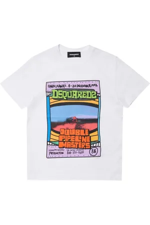 Dsquared2 Graphic-print cotton T-shirt
