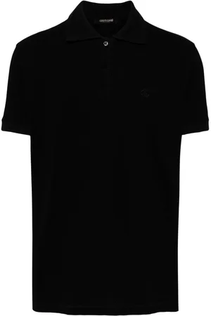 Roberto Cavalli Logo-embroidered polo shirt