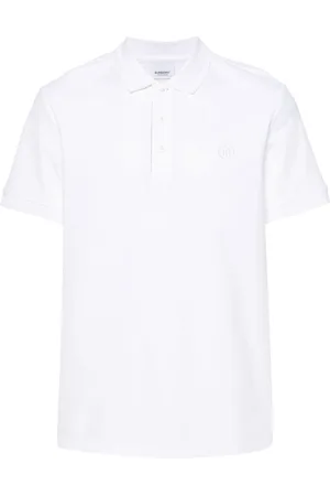 Burberry Logo-embroidered polo shirt