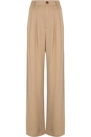 Reformation Mason high-waist wide-leg trousers