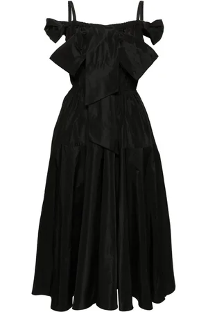 Patou Bow-detail cocktail midi dress