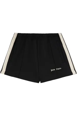 Palm Angels Side-stripe track shorts