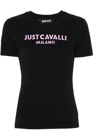 Roberto Cavalli Logo-print cotton T-shirt