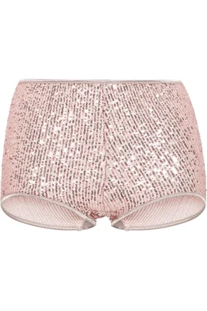 Alchemy X Lia Aram sequin-embellished shorts